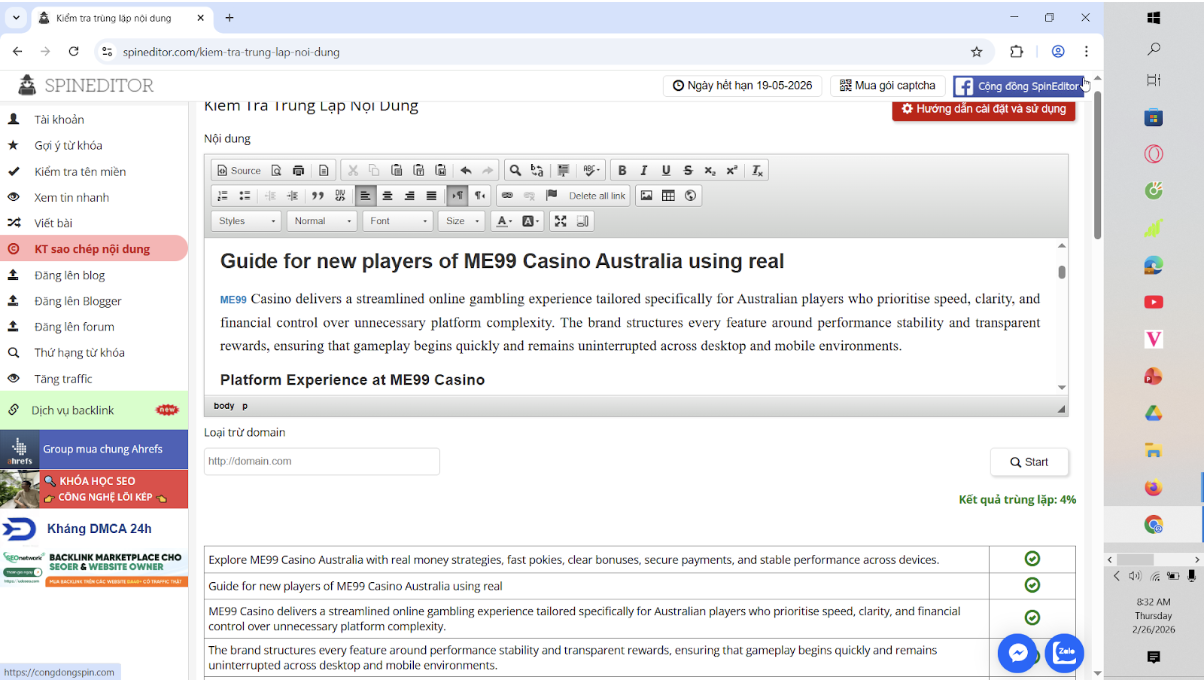 Guide for new players of ME99 Casino Australia using real